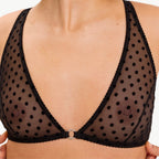 Understatement Mesh Plunge Bralette
