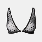 Understatement Mesh Plunge Bralette